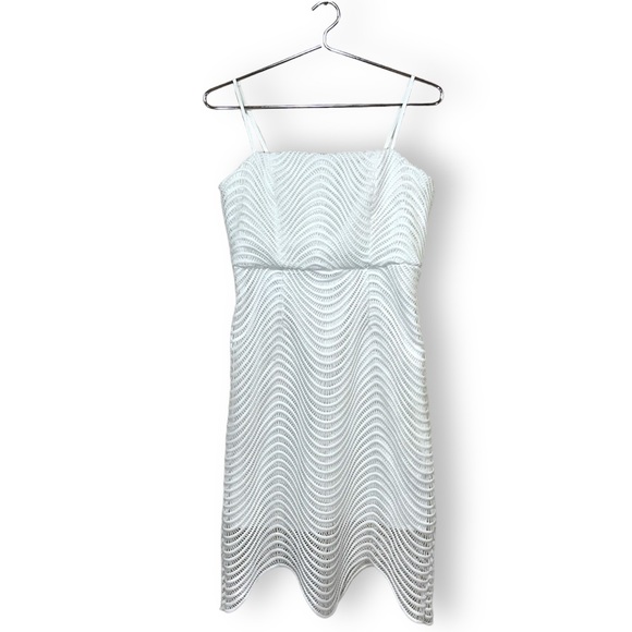 Bardot Spiral Lace Spaghetti Strap Mini Dress - Picture 6 of 14